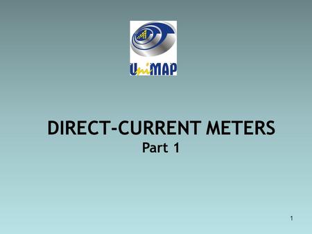 DIRECT-CURRENT METERS