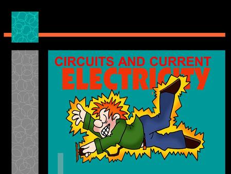 CIRCUITS AND CURRENT The build up of stationary electric charges (positive and negative) on two different surfaces. Caused by the TRANSFER of electrons.
