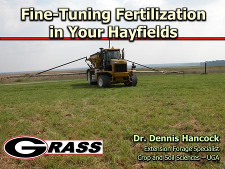 Annual Nutrient Removal by the Primary Hay Crops in the South Adapted from Southern Forages, 2007 and Myer et al, 2010.
