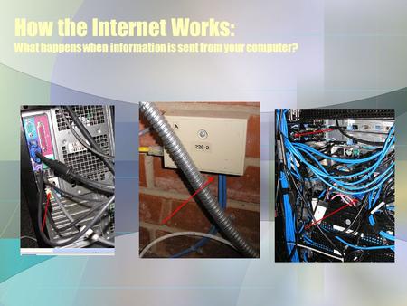 How the Internet Works: What happens when information is sent from your computer?