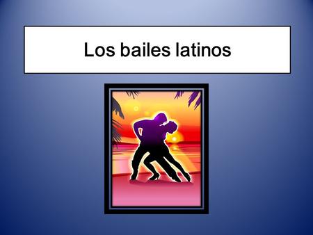 Los bailes latinos. Salsa Es de Cuba. Very social partner dance with 3 steps in each 4 beat measure El perro bailando Benji y Heidi.