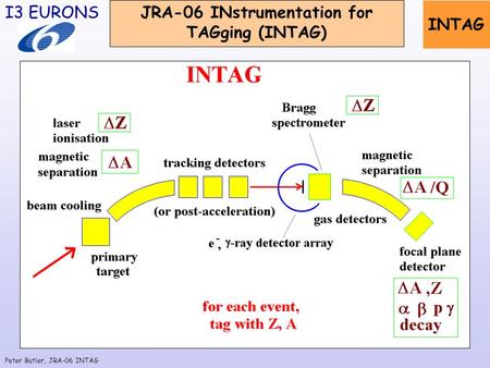 INTAG Peter Butler, JRA-06 INTAG I3 EURONS JRA-06 INstrumentation for TAGging (INTAG)
