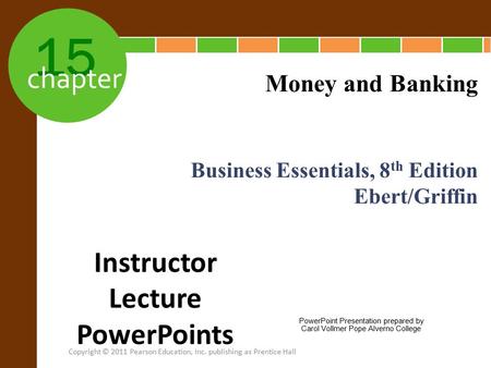 Instructor Lecture PowerPoints