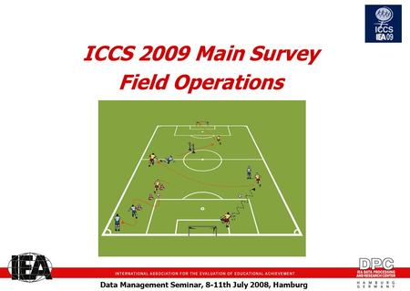 Data Management Seminar, 8-11th July 2008, Hamburg ICCS 2009 Main Survey Field Operations.