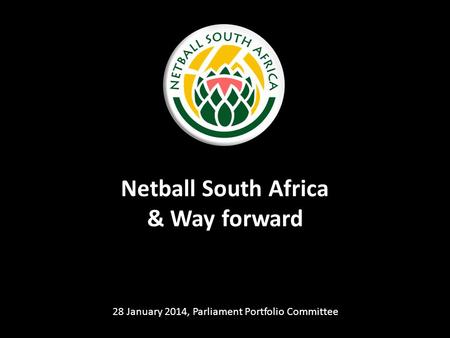 28 January 2014, Parliament Portfolio Committee Netball South Africa & Way forward.