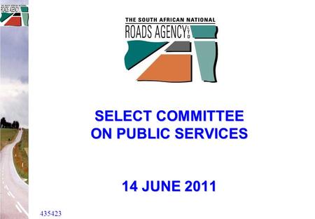 SELECT COMMITTEE ON PUBLIC SERVICES 14 JUNE 2011 435423.