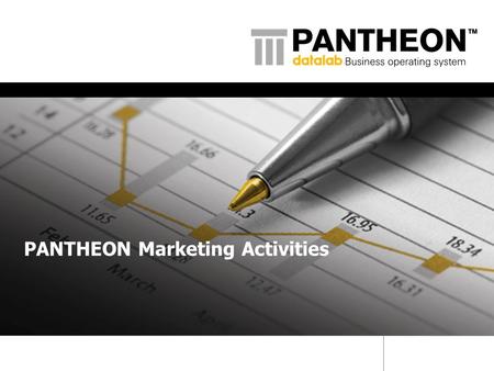 PANTHEON Marketing Activities. Turning data into profit www.datalab.eu Type of usersSales channelBrand Perception ACC PA usersDirsa Micro - Evangelistiprogram.