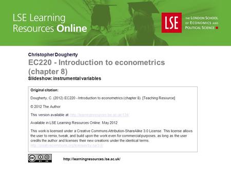 EC220 - Introduction to econometrics (chapter 8)