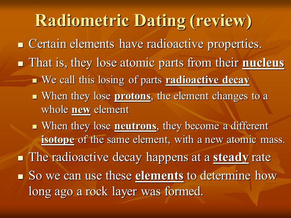 Explain Radiometric Dating And Relative Dating