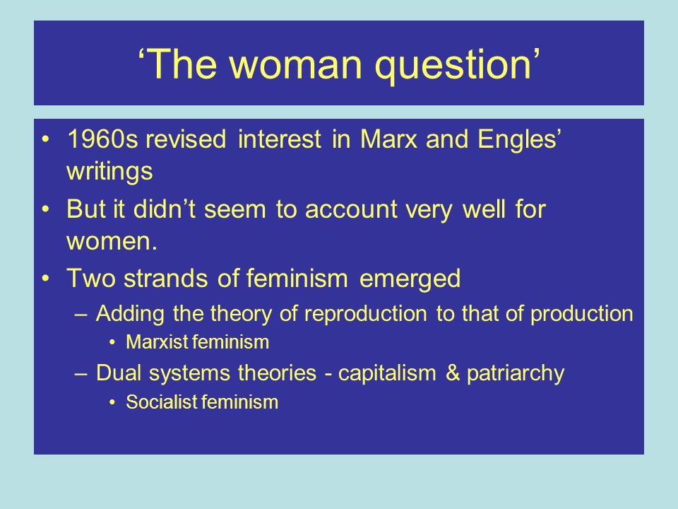 gender inequality marxist and feminist views ppt video online marxist feminism
