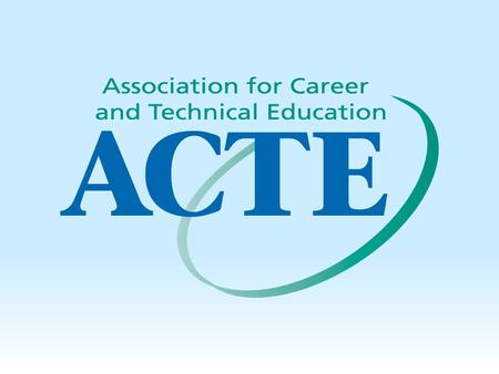 Brendan Desetti Legislative Liaison Association for Career and Technical Education Back Home Advocacy.