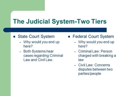 legal system