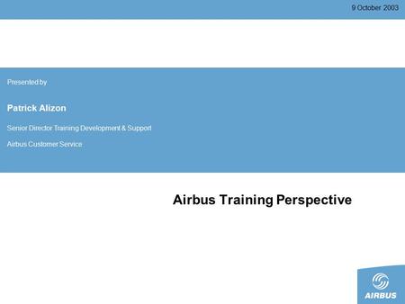 Airbus Training Perspective