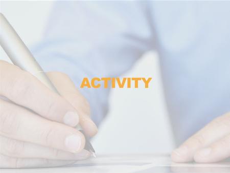ACTIVITY. THE BRIEF You need to provide solid proof to your stakeholders that your mobile website meets the needs of your audience. You have two websites.