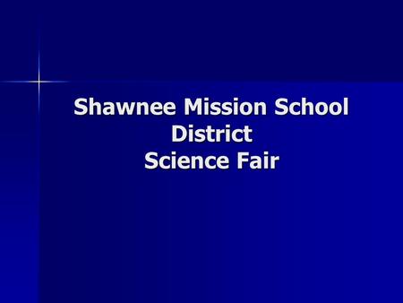 Shawnee Mission School District Science Fair. Speed.