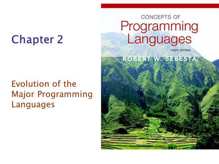 Evolution of the Major Programming Languages