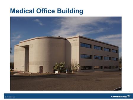 1 Medical Office Building. 2 Occupancy – 400 persons 8 a.m. – 5 p.m. Monday - Friday Building Characteristics Three stories 40,000 square feet (200’ x.