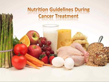 Careful food choices will help support your immune system’s fight against cancer. The foods you choose to eat during active cancer treatment will vary.