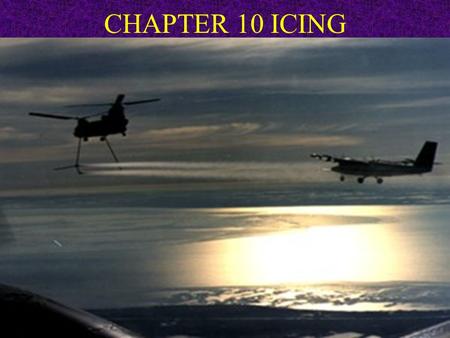 CHAPTER 10 ICING.