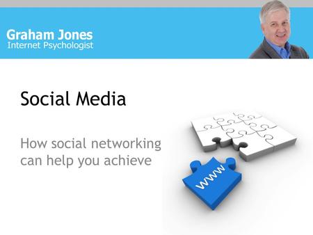 Social Media How social networking can help you achieve.