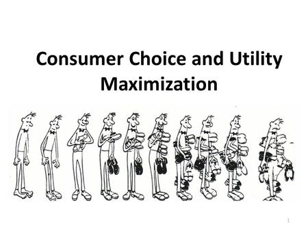 Consumer Choice and Utility Maximization