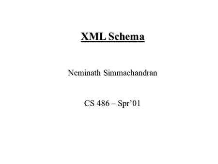 Neminath Simmachandran