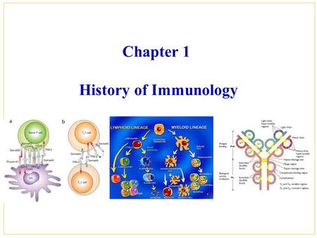 Chapter 1 History of Immunology.