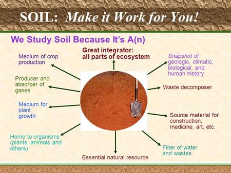 SOIL: Make it Work for You!