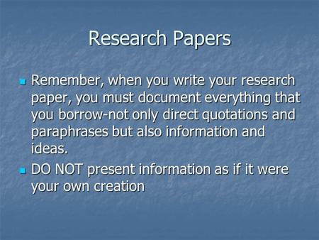 Quoting a person in a research paper