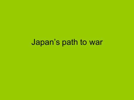 Japan’s path to war. With the circumnavigation of the globe by Ferdinand Magellan’s crew, the far east began to open up to trade with Europe. Japan was.