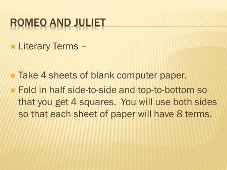 Romeo and Juliet Essay: The Well Known Tragic Love Story