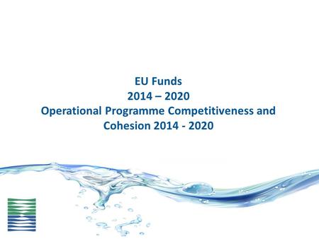 Operational Programme Competitiveness and Cohesion