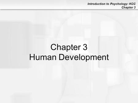 Chapter 3 Human Development