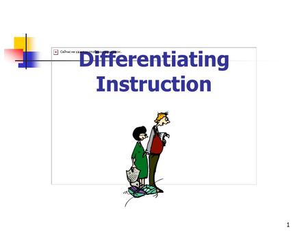 1 Differentiating Instruction. 2 K-W-L This is what I know about Differentiating Instruction (DI) This is what I want to know about DI This is what I.