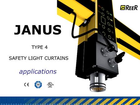 JANUS TYPE 4 SAFETY LIGHT CURTAINS applications.