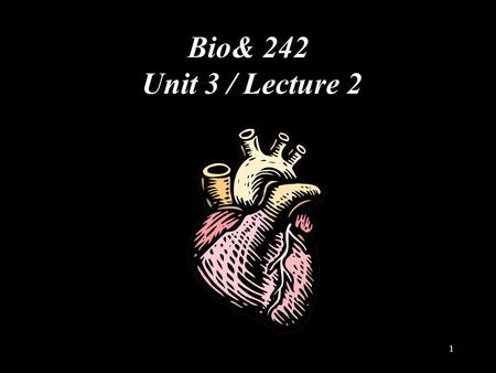 Bio& 242 Unit 3 / Lecture 2 1. Position of the Heart and Associated Structures Coronary trivia Pumps blood through 60,000 miles of blood vessels Pumps.