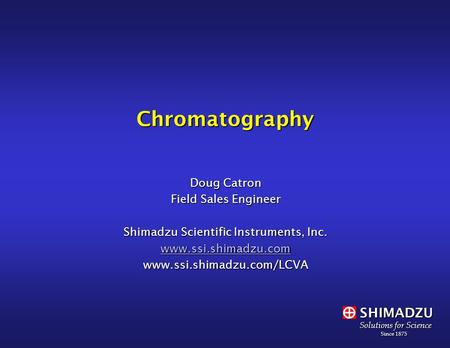 Shimadzu Scientific Instruments, Inc.