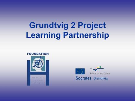 Grundtvig 2 Project Learning Partnership. D ESIGNING I NCLUSIVE S PORT A CTIVITIES F ACILITIES Questionnaire for Services Providers.