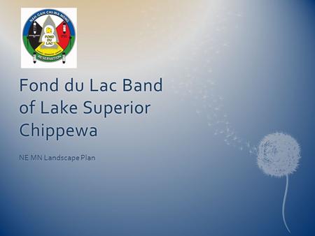 Fond du Lac Band of Lake Superior Chippewa NE MN Landscape Plan.