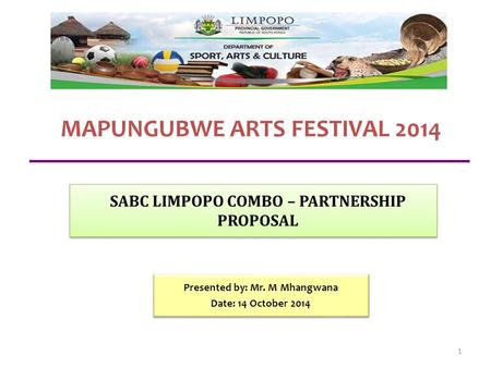 MAPUNGUBWE ARTS FESTIVAL 2014