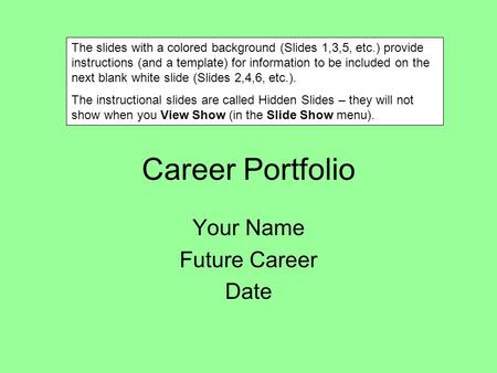 Your Name Future Career Date