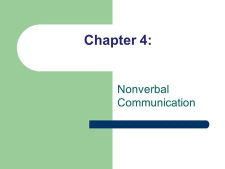 Nonverbal Communication