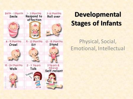 Developmental Stages of Infants