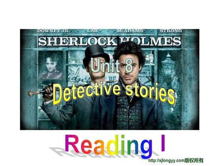 Arthur Conan Doyle 阿瑟 · 柯南 · 道尔 Enjoy a film footage ( 电影片段 ) of Sherlock Holmes.