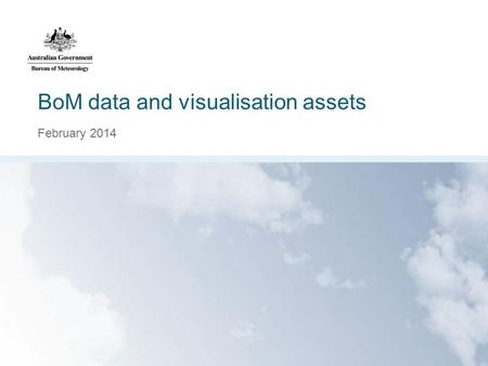 BoM data and visualisation assets February 2014. Overview Introduction Linked Data Hydrologic Reference Stations WDTF Visualisation Tool Water Storages.