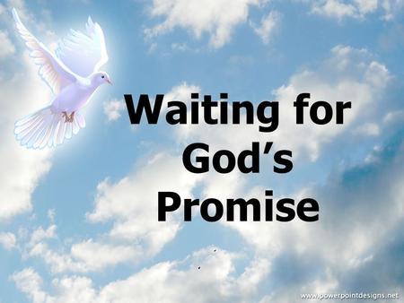 Waiting for God’s Promise