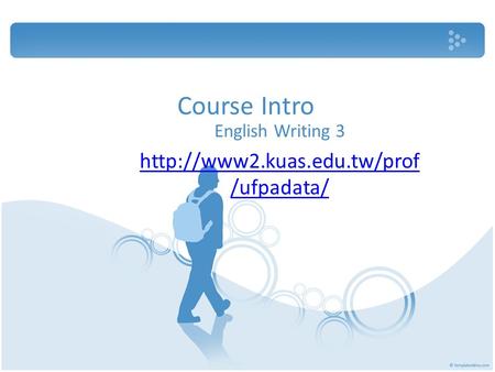 Course Intro English Writing 3  /ufpadata/