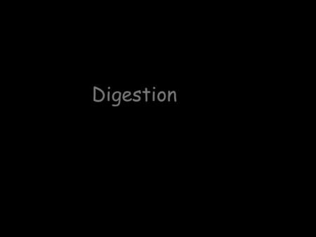 Digestion. Starter Quiz Interactive quiz 1 Assessment objectives 6.1.1 Explain why digestion of large food molecules is essential. 6.1.2 Explain the.