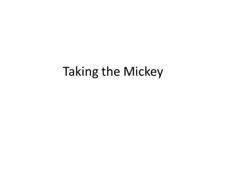Taking the Mickey. Cartoons that comment Cartoons in newspapers have been a great persuasive technique for hundreds of years. They are extremely topical,