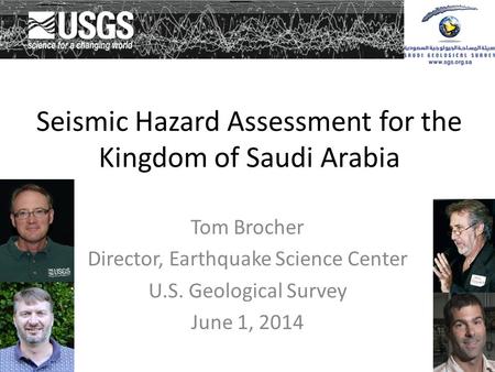 Seismic Hazard Assessment for the Kingdom of Saudi Arabia